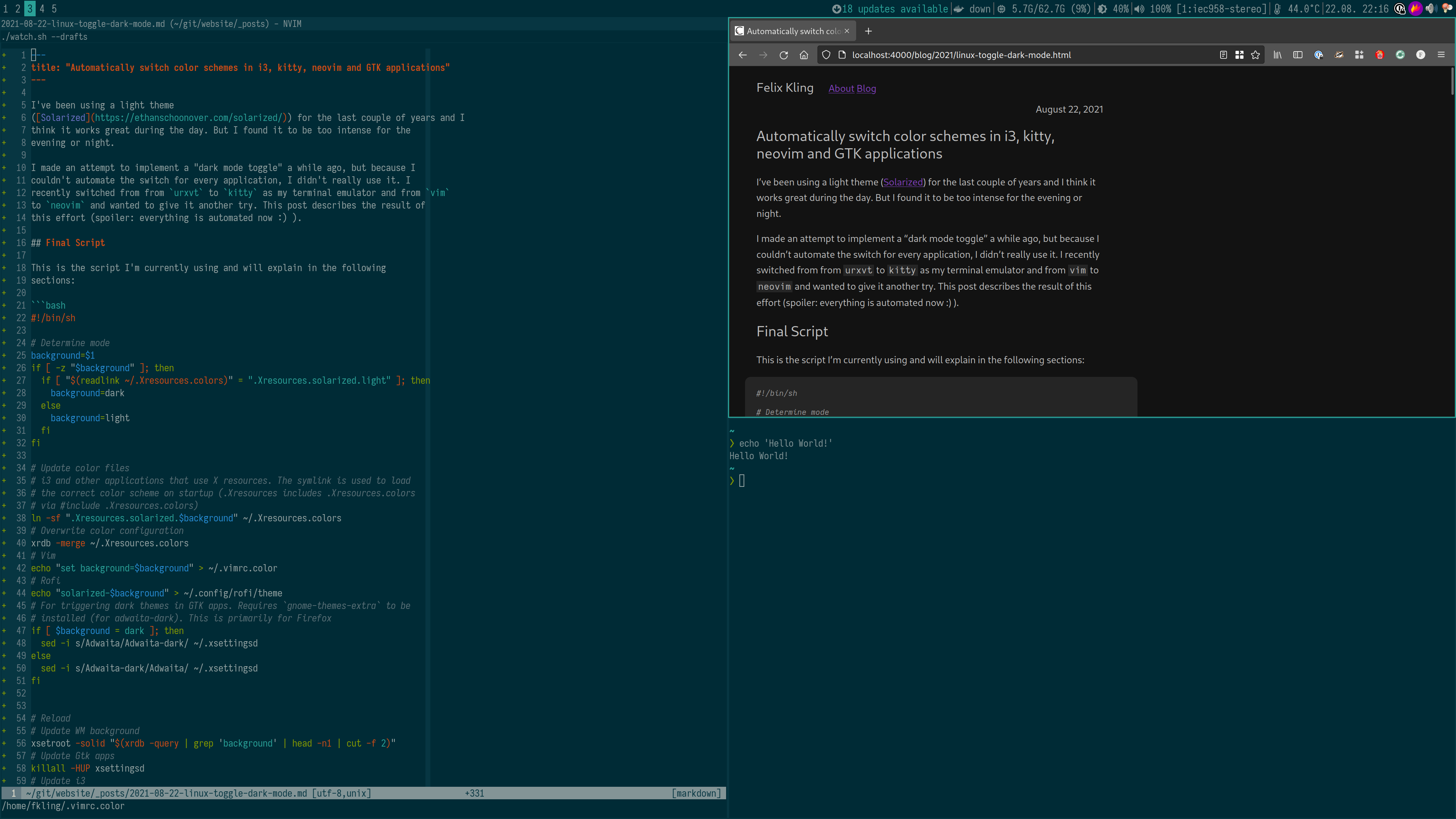 automatically-switch-color-schemes-in-i3-kitty-neovim-and-gtk